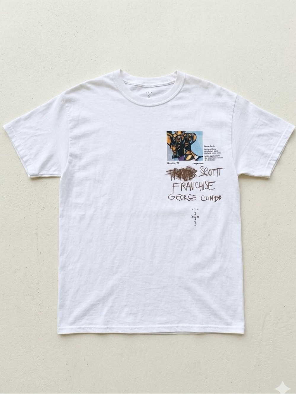 Travis Scott Cactus Jack Franchise George Condo T-Shirt - Large